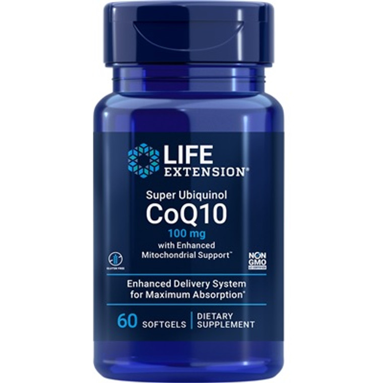 Super Ubiquinol CoQ10 with Enhanced Mitochondrial Support™ 100 mg 60 softgels