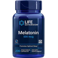 Melatonin 500 mcg, 200 vegetarian capsules
