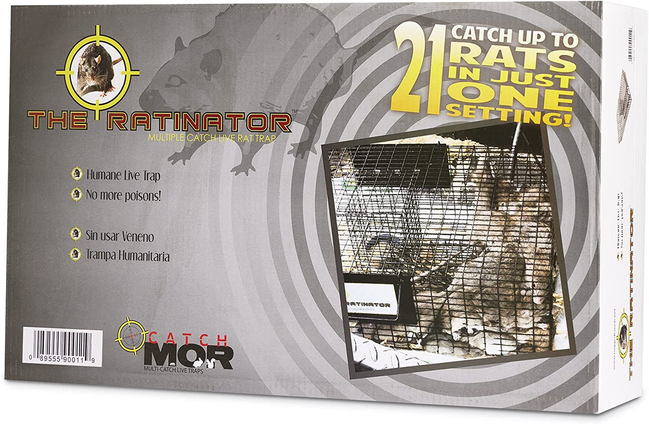 Rugged Ranch RATTR Ratinator Live Rat Squirrel Chipmunk Metal 2 Door Trap  Cage, 1 Piece - Fry's Food Stores