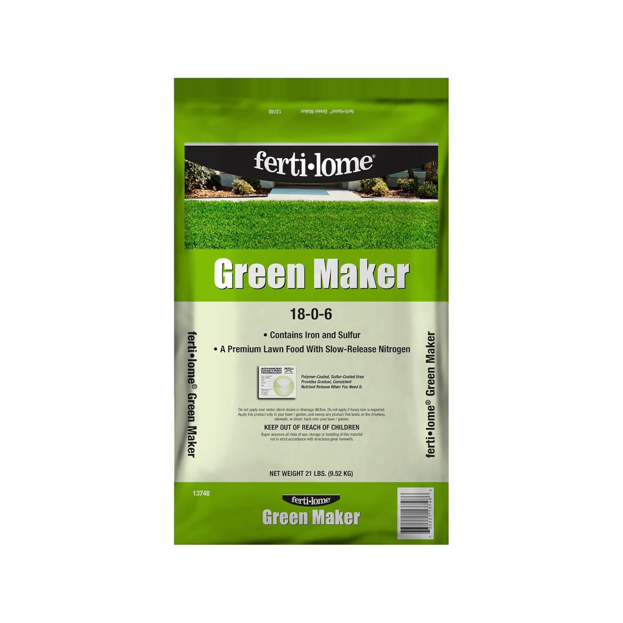 Fertilome Green Maker 18-0-6 21 LB Bag 13748