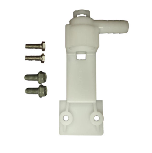 The Ritchie Valve Bracket (#11515) is designed to securely mount your valve to the side of the valve chamber, ensuring consistent performance and stability.

This versatile bracket is compatible with multiple Ritchie waterer models, including the WaterMatic 100, 150, and 150S; Omni 1 and 2; EcoFount series; Pork Kings; steel Stall Founts; and Thrifty King for Swine.

It accommodates all 1/2" pressure valves, making it a reliable replacement for your livestock watering system.