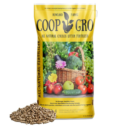 Coop Gro Organic Chicken Manure Fertilizer 25 lb. Bag