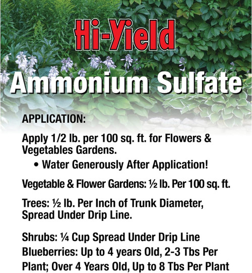 Hi-Yield (34179) Ammonium Sulfate 21-0-0 (16 lbs.)