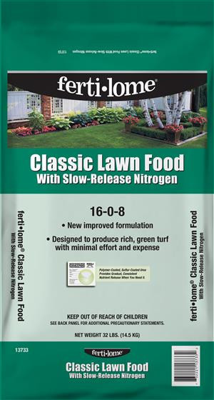 Formulated to give you a green turf with minimum effort in southern and cool season grasses.
Provides essential nutrients with slow release nitrogen to promote optimal uptake by lawn grasses.
This 32 lb. bag covers 8,000 square feet of lawn. One application lasts for up to 2 months.
16-0-8 Fertilizer contains 16% Nitrogen, 0% Phosphate and 8% Soluble Potash.
Apply with a drop or broadcast spreader. Apply 4 lbs. per 1,000 square feet.