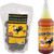 Healthy Coat Kickin Chicken Treat & Supplement Bundle – 2 lb Soft-Baked Apple-Molasses Pecking Treat + Quart (32 oz) Omega-Rich Feed Supplement – All-Natural Chicken Nutrition Pac
