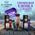 Al Fakher Crown Bar E Hose X 60K Puff Disposable