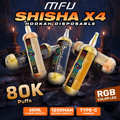 MFU SHISHA X4 Hookah Disposable (80000 Puffs)