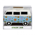 FUJIMA STASH JAR-CERAMIC HIPPIE BUS LSJ10