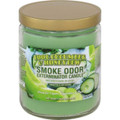 smoke odor 13oz candle Cool Cucumber & Honeydew