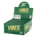 VIBES PAPERS 50P KING SIZE ORGANIC GREEN