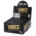 VIBES PAPERS 50P KING SIZE ULTRA THIN BLACK