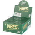 VIBES PAPERS 24PK KING SIZE SLIM FILTERS ORGANIC HEMP