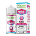 Pod Juice Sour Fruity Worms Nixodine 100ML E-Juice 3 MG