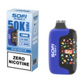Sofi Surge Zero Nicotine 50000 Puff Disposable BLUE RAZZ ICE