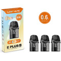 Lost Vape E Plus Replacement Pod V2 - 3PK 0.6 OHMS (3ML - Top Fill)