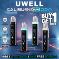 Uwell Caliburn G3 Pro Pod Kit - Buy 1 Get 1 Free