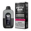 Fifty Bar V2 20000 Puff Disposable Strawberry Super Strudel - Black Series