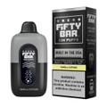 Fifty Bar V2 20000 Puff Disposable Vanilla Custard - Black Series.