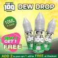 Keep it 100 Bar Salts Dew Drop 10ml E-Juice - Buy 1 Get 1 Free