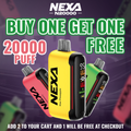 NEXA N20000 Disposable (20000 Puffs) - Buy 1 Get 1 Free