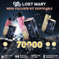 Lost Mary Nera Fullview Kit 70K Puff Disposable 