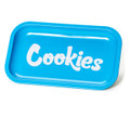 Cookies Metal Rolling Tray Medium Blue Cookies Metal Rolling Tray Medium Blue