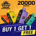 Cloud King Disposable (20000 Puffs) - Buy 1 Get 1 Free