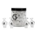 Hillside Glass Cap Clear Vortex Card Cap Jar 12PK
