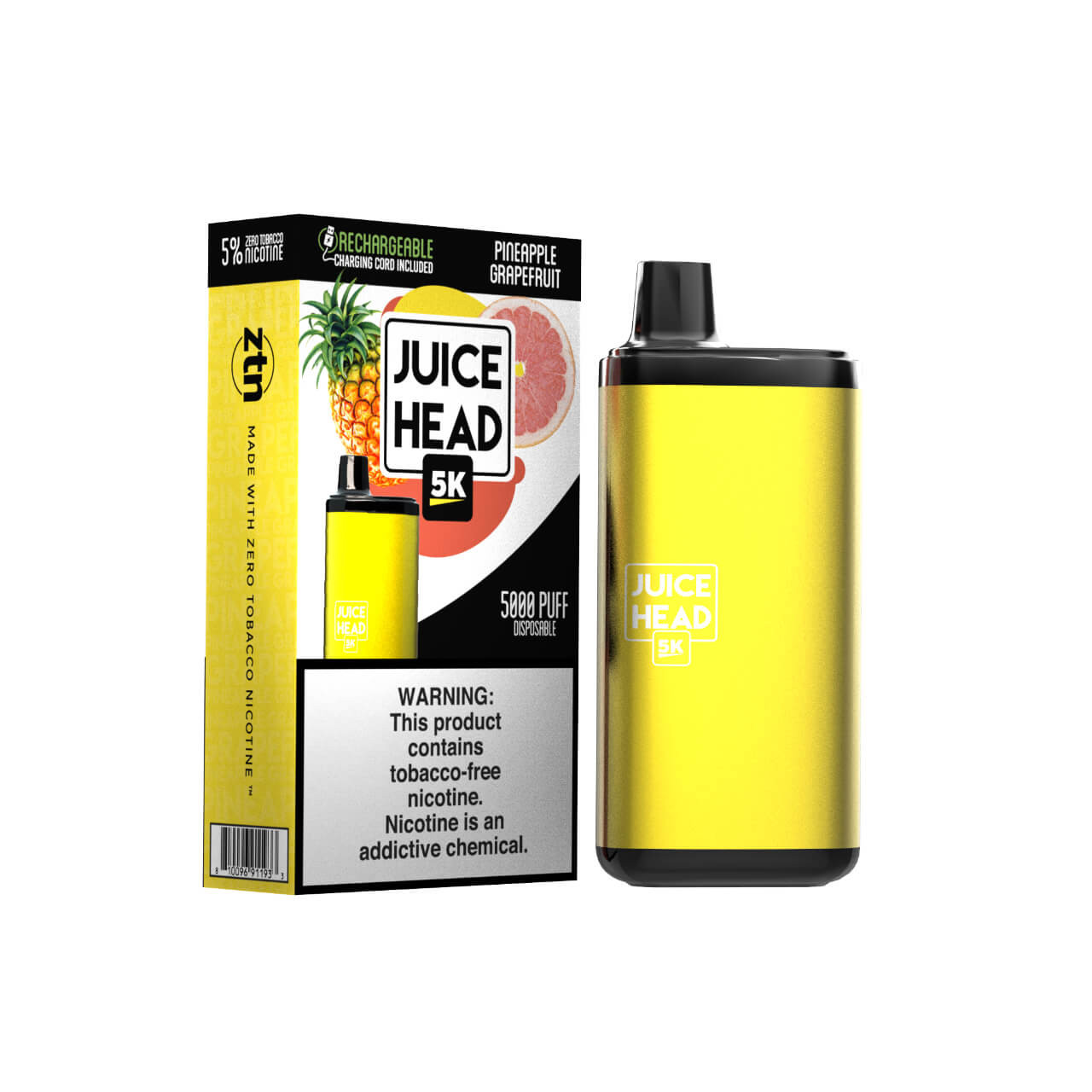 Shop Juice Head Bars 50MG ZTN Disposable Device - 5000 Puffs 