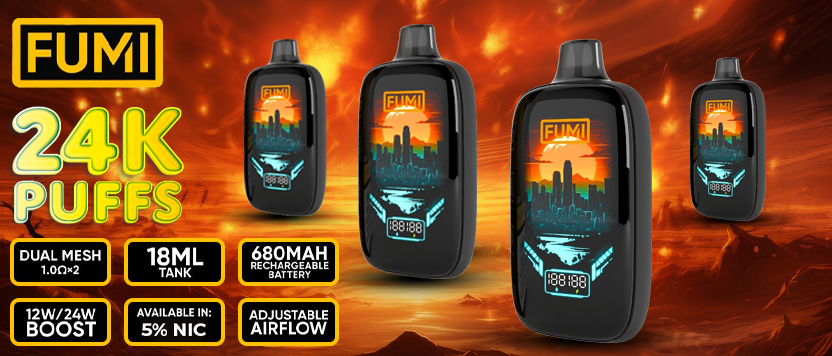 FUMI Disposable Vape 50MG 24K puff Review – The Best Disposable Vape for Flavor and Longevity