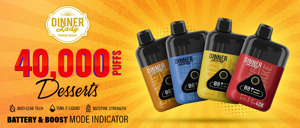 Dinner Lady High-Puff Disposables Review: Desserts 40,000 Puffs & Snap Pro Intense 35,000 Puffs