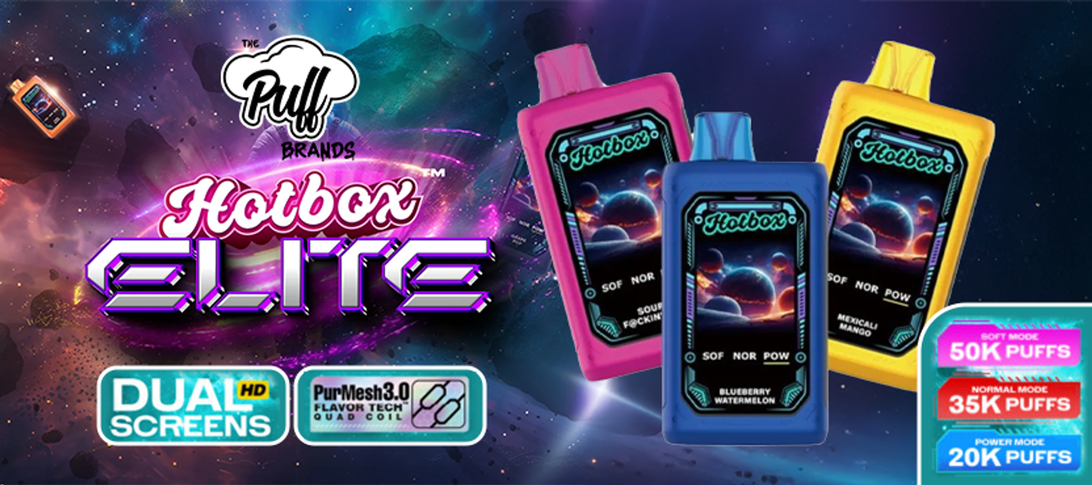 Puff Brands HotBox Elite Disposable (50000 Puffs) Review