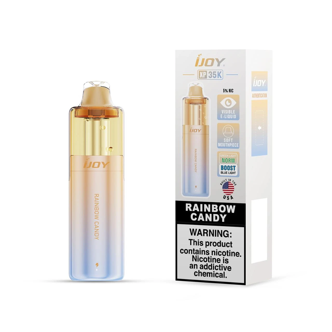 rainbow candy disposable vape IJoy XP35000 (35000 Puffs) Style:Mouthpiece Raised 30ml Vape Juice Best Temperature To Vape