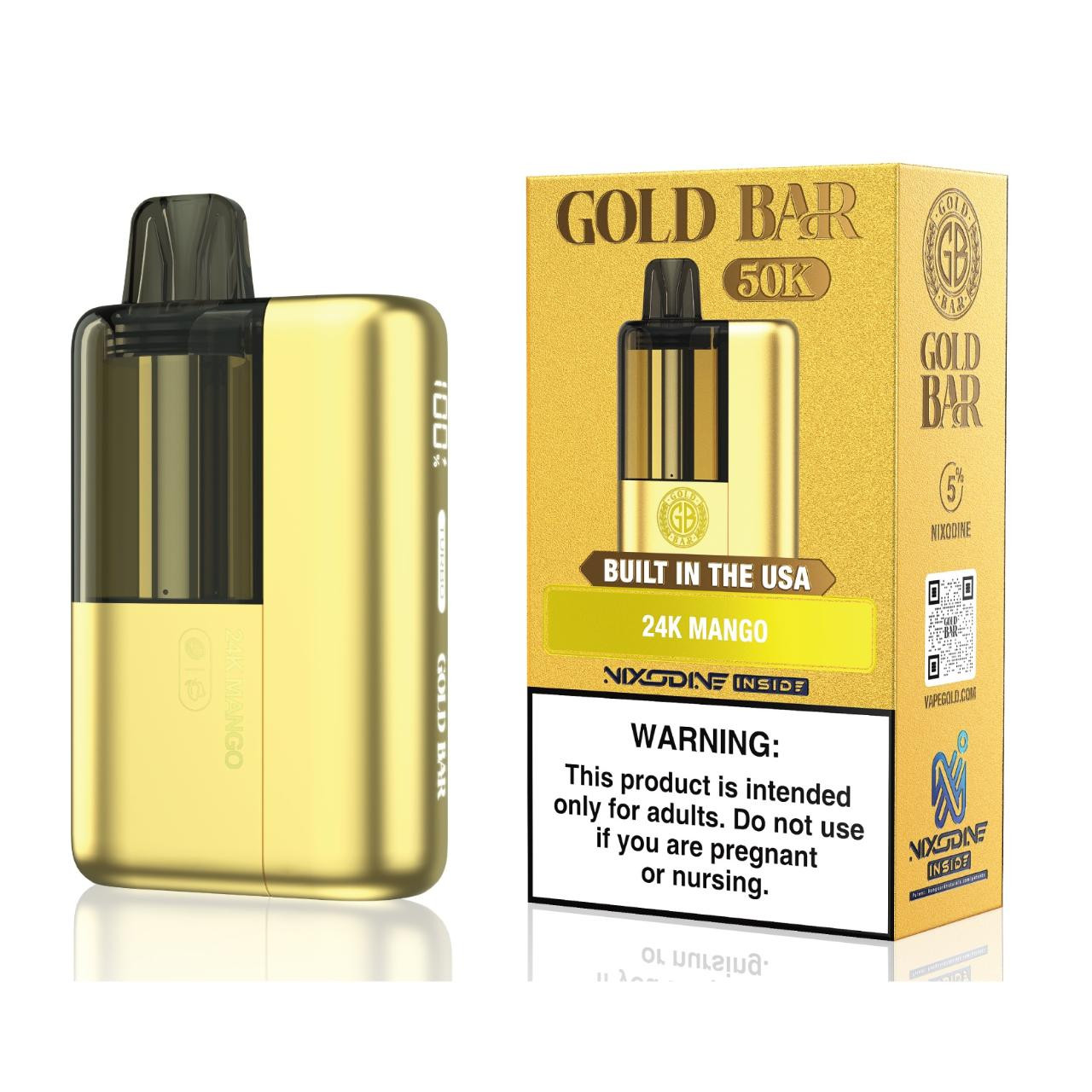 gold bar hawaiian sunrise disposable vape Shop Gold Bar Max Nixodine Disposable Kit (50000 Puffs)