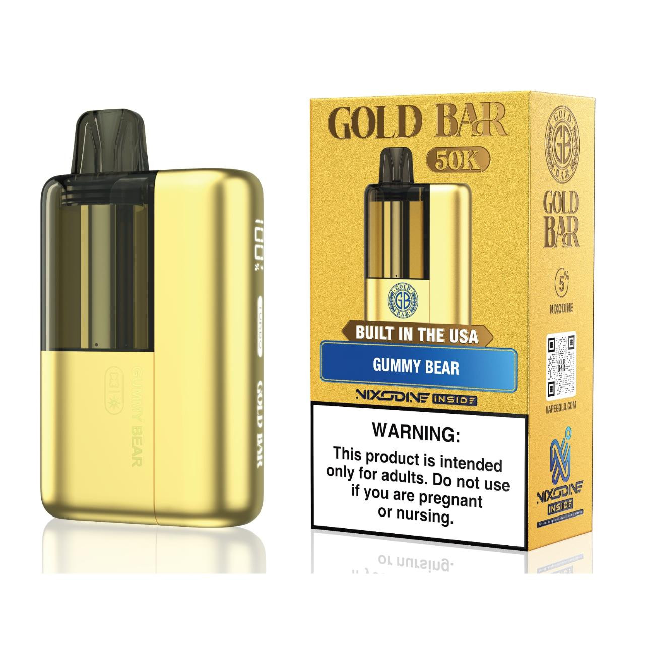 Shop Gold Bar Max Nixodine Disposable Kit (50000 Puffs)