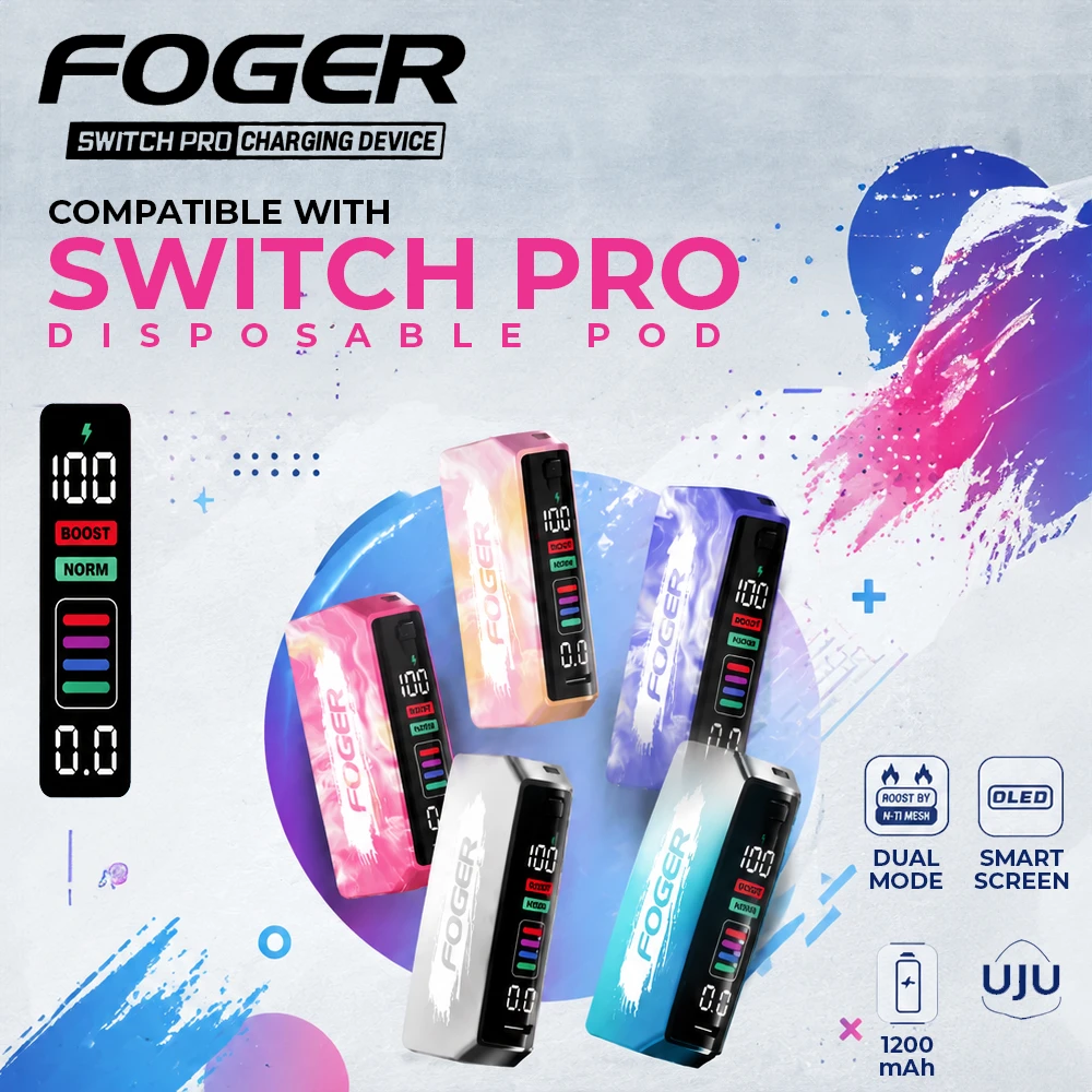 foger vape batteries Switch Pro 30K Puff Disposable Replacement Battery Flavor:Red Tropic Budget Starter Box Geek Bar Pulse 15K