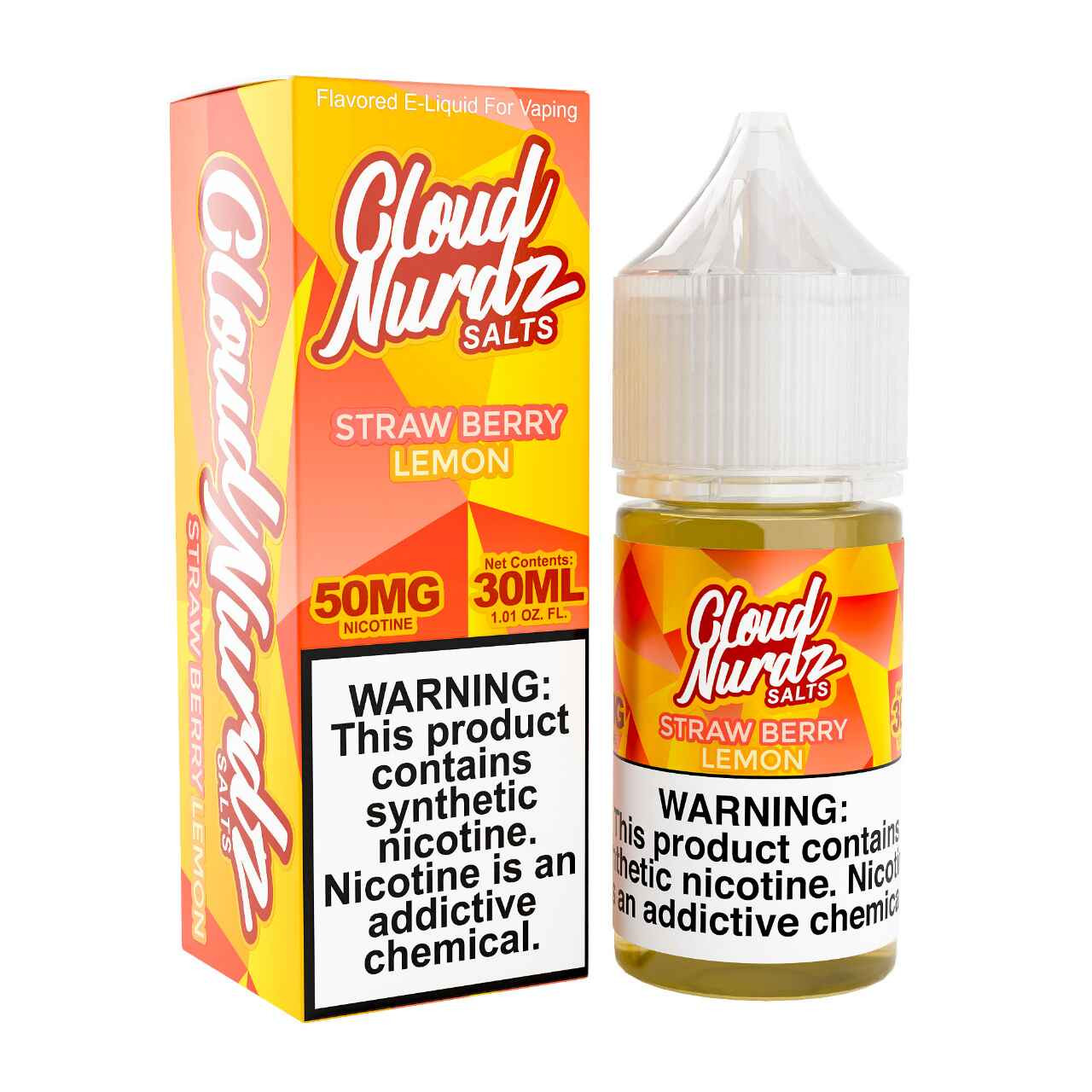 Cloud Nurdz Salts Strawberry Lemon 30ml E-Juice