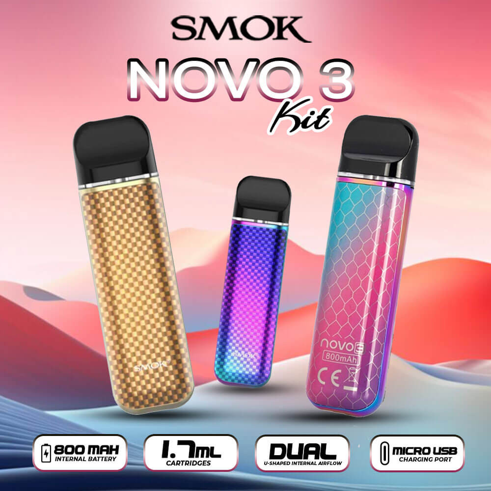 Shop SMOK NOVO 3 Pod Kit at ECigMafia – Best Prices