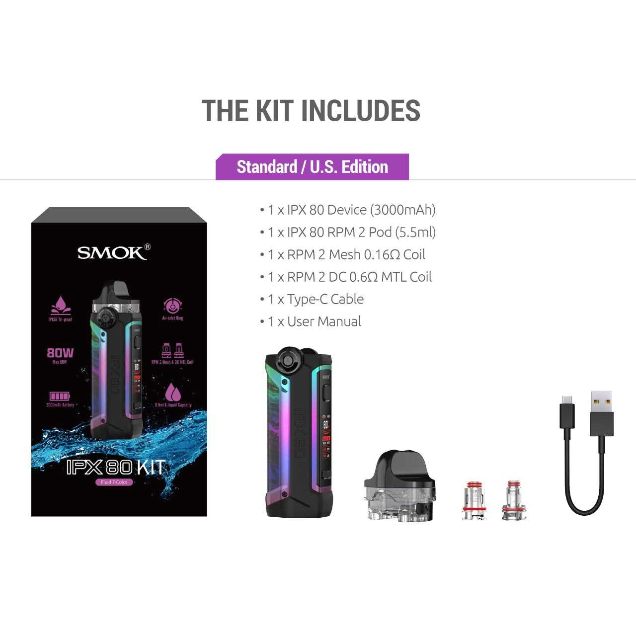smok ipx80 coils SMOK RGC Replacement Coils & RBA main image 0