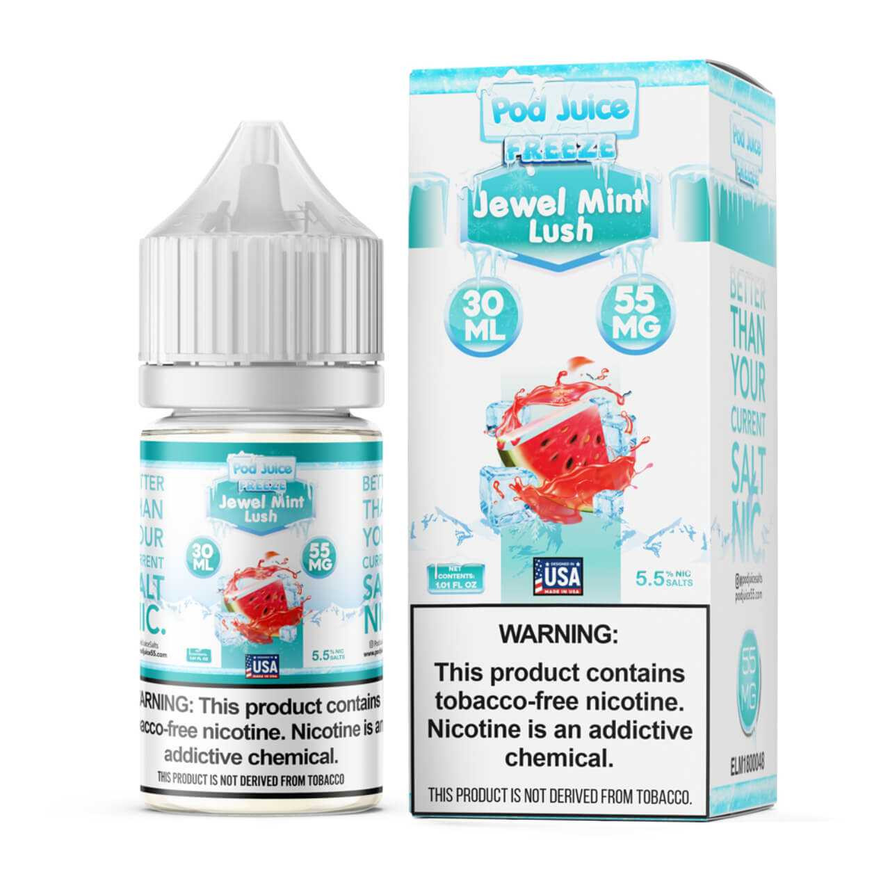 Pod Juice Jewel Mint Lush Ice Salt 30ml E-Juice