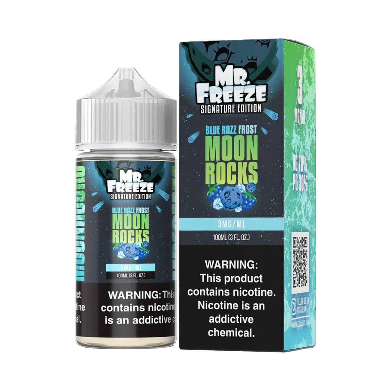 Mr.Freeze Moon Rocks Blue Razz Frost 100ml E-Juice Online