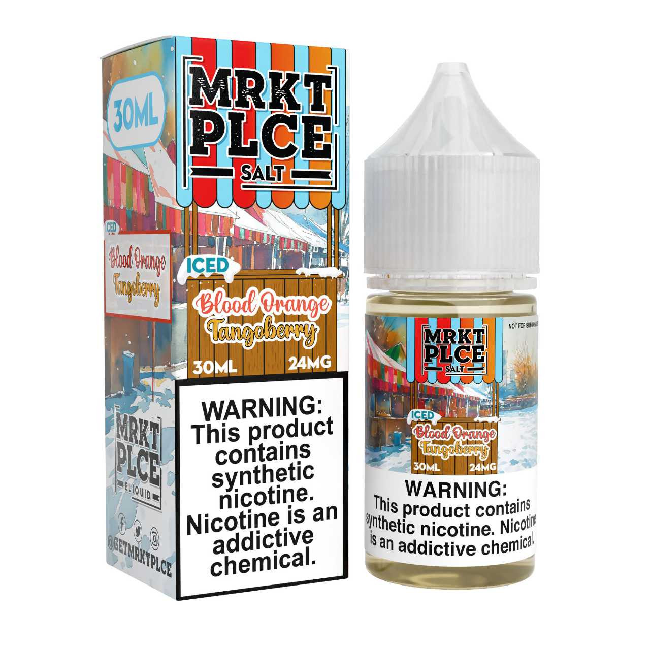 MRKTPLCE Iced Blood Orange Tangoberry Salt Nic 30ml E-Liquid