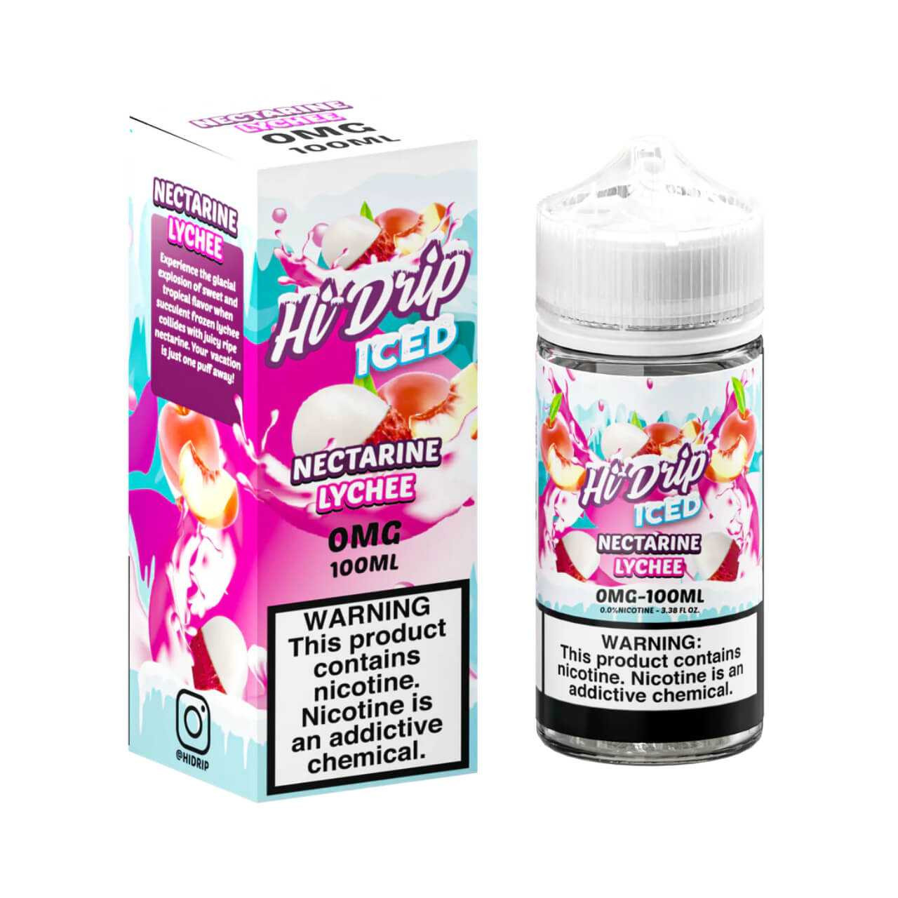 Shop Hi-Drip Iced Nectarine Lychee 100ml E-Juice