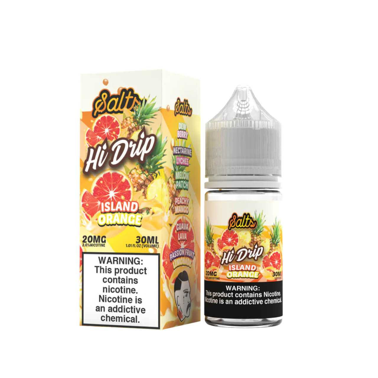 high drip vape juice Shop Hi-Drip Salts Island Orange 30ml E-Juice Type:[Integrated Coil] 0.8ohm PnP X Pod (2-Pack) Bad Drip Don't Care THC PRODUCTS