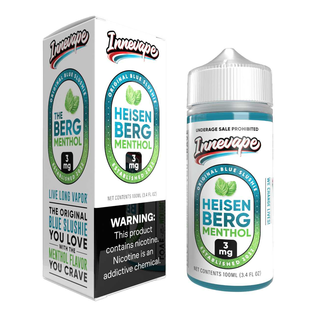 Shop Innevape Heisenberg Menthol 100ml E-Juice Online