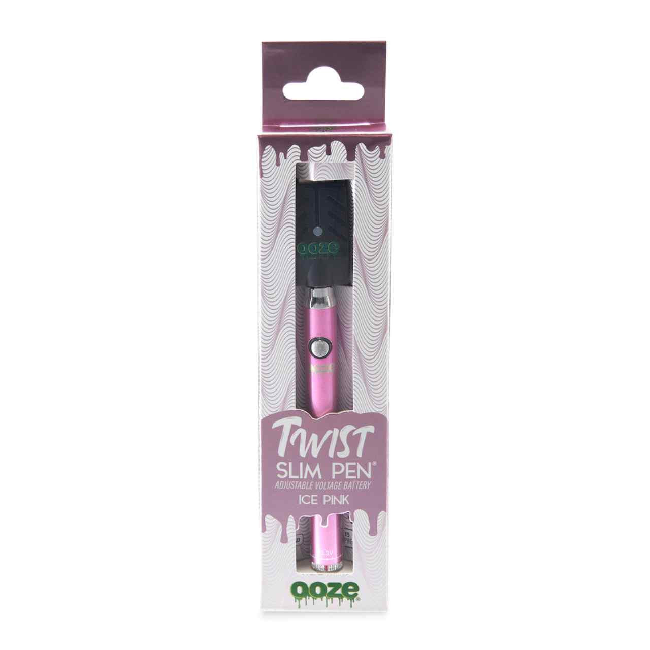 slim vape pen battery Ooze Twist Slim Pen 2.0 510 Thread Vaporizer Battery – DankGeek main image 1