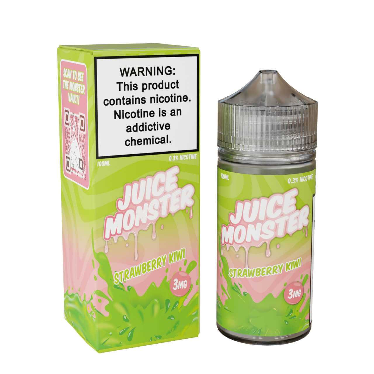 Shop Juice Monster Strawberry Kiwi 100ml E-Juice Online
