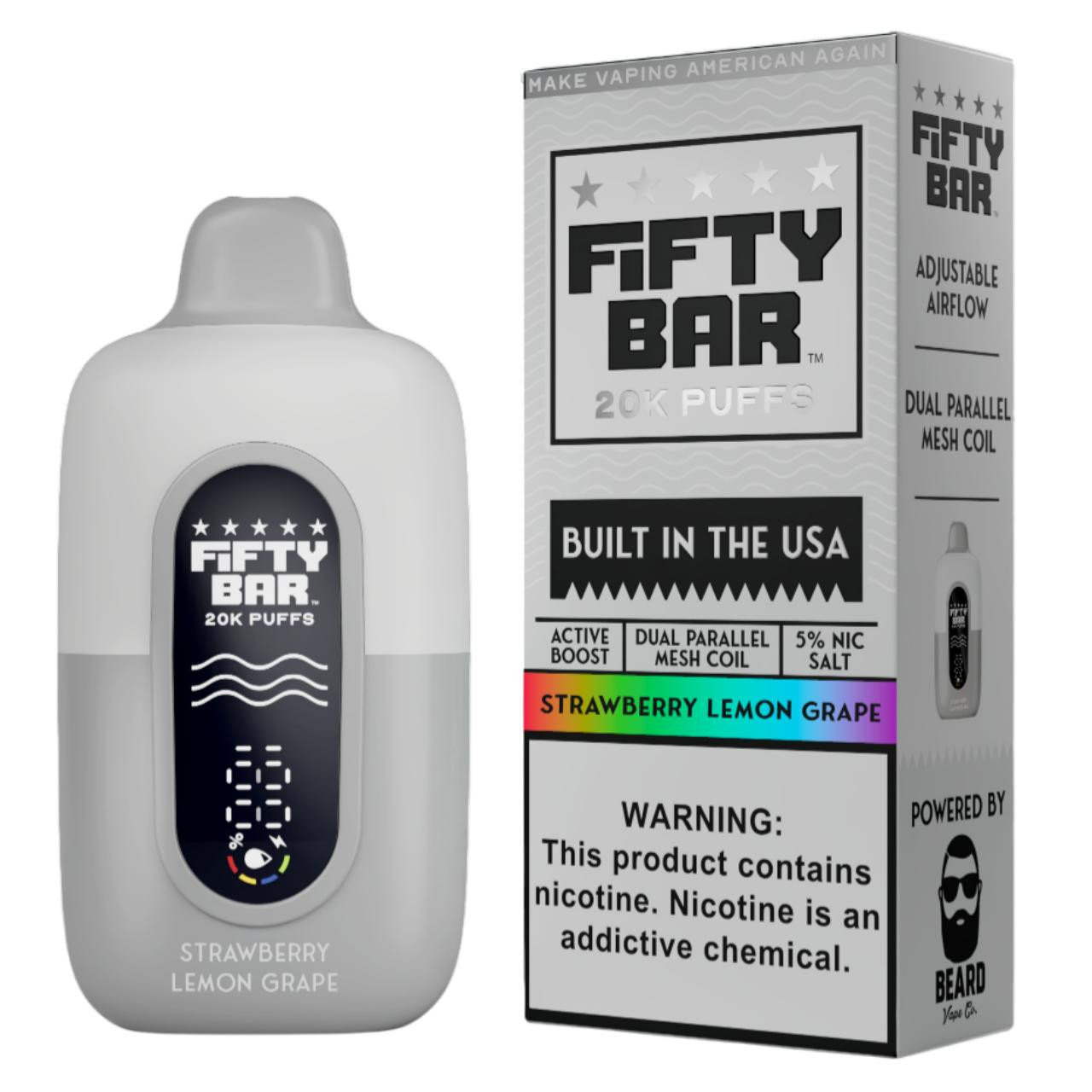 Get Fifty Bar V2 Disposable 20000 Puffs Online