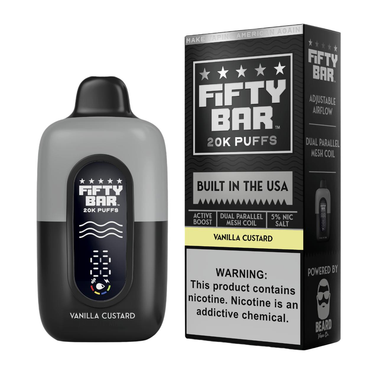 vanilla bean tobacco fifty bar review  Fifty Bar 20K Hidden Hills