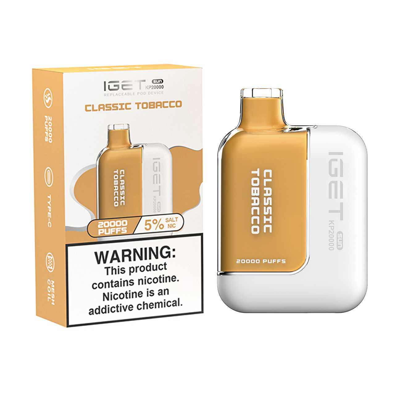 IGET Sun KP20000 Replaceable Disposable Device (20k Puffs)
